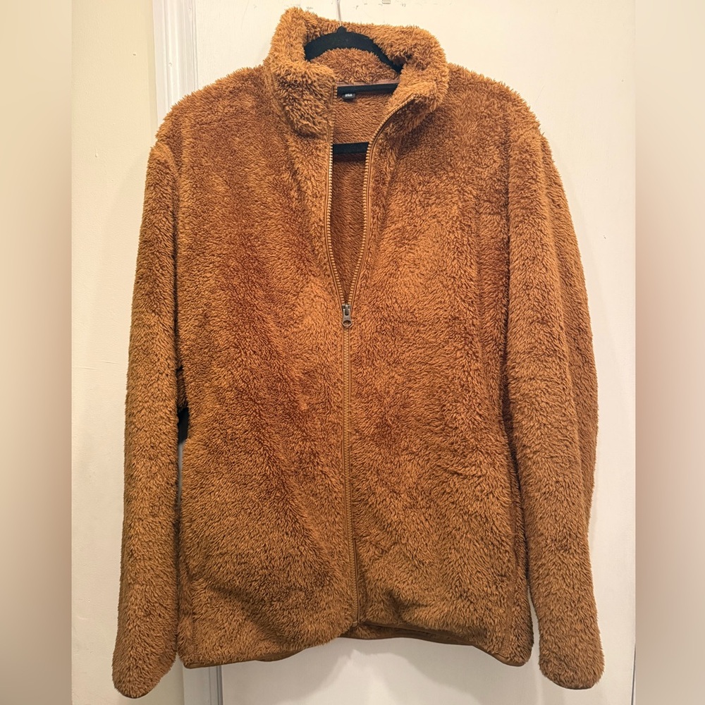 Uniqlo Brown Fleece Jacket